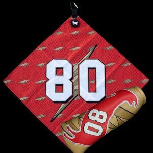 Goated Golf THE FLASH GOLF TOWEL/Blade Headcover (#80 Jerry Rice)